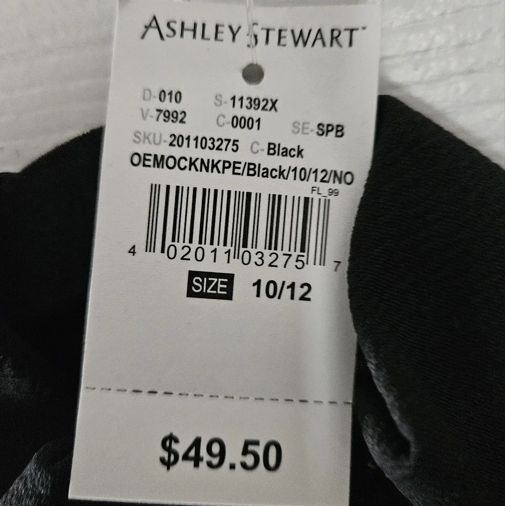 💕💘Ashley Stewart Peek a Boo Skater Sweetheart Choker Neckline Dress💔❤️